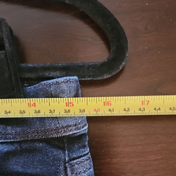 J. Jill Dark Indigo High Rise Straight Jeans sz 10 - Picture 5 of 7